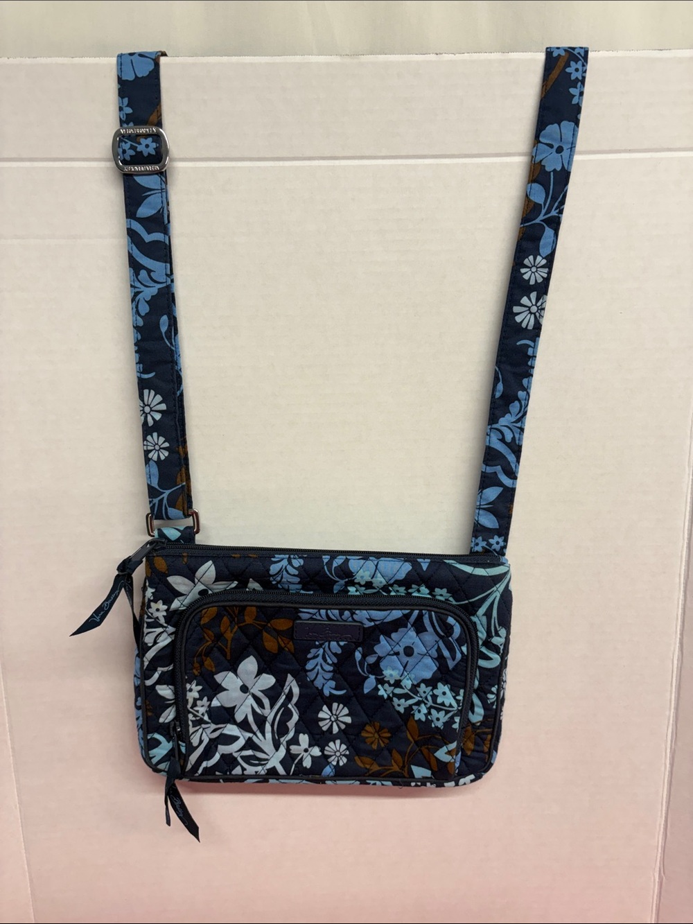 Vera Bradley Blue Floral Crossbody Bag